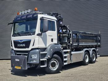TGS 26.500 6X6 BB / Z CRANE + 2 SIDE TIPPER